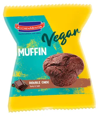 Immagine prodotto di KuchenMeister Muffin Double Choc vegan con cioccolato fine 75g