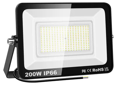 LED-Bauleuchte 200W 20000lm 6000K IP66 wasserdicht