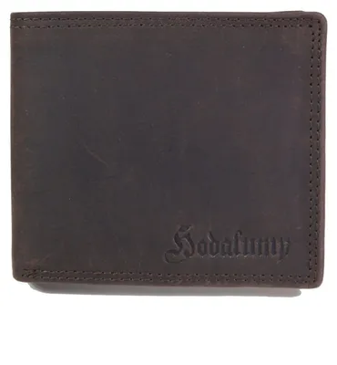 Produktbild von Hodalump & Ratschkatl Herren Geldbörse Geldtasche Fonse Leder Braun