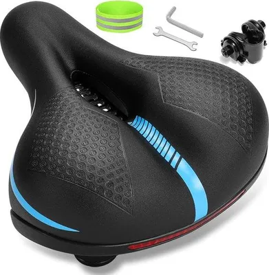 Produktbild von Komfortsattel für Citybike, weich gepolstert, breit, ergonomisch, Universalersatz