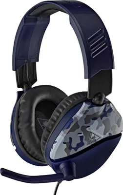 Productafbeelding van Turtle Beach Recon 70 Camo Blau, stereo gaming-hoofdtelefoon met over-ear ontwerp