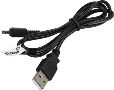 Produktbild von vhbw USB-Ladekabel kompatibel mit Canon Legria Legia Mini, HF R86, HF R806, HF R78, HF R88, Mini, HF R76 Kamera, Videokamera, Camcorder Schwarz