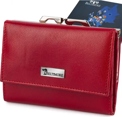 Produktbild von Beltimore Damen Lederportemonnaie RFiD Rot