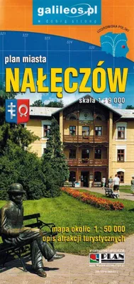 Productafbeelding van Nałęczów 1:9.000. Puławy, Kazimierz Dolny. Touristekaart / Stadsplattegrond. Editie 2023. Galileos