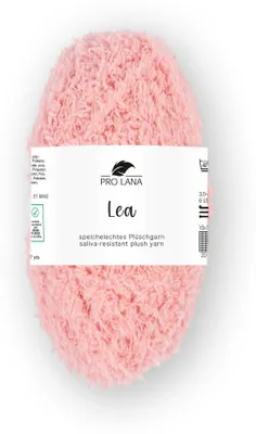 Produktbild von Pro Lana LEA Babyplüsch Garn 25 g Ultraweiches Garn für Baby & Kuschelprojekte 90m Farbe 032 - lachsrosa