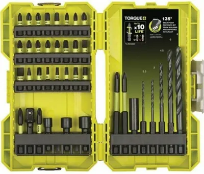 Zdjęcie produktu dla Zestaw wierteł i bitów Ryobi Special Impact 38 elementów Hex Pozidriv pH HSS