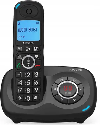 Produktbild von Alcatel XL595B Voice, DECT-Telefon, Kabelloses Mobilteil, Freisprecheinrichtung, 100 Eintragungen, Anrufer-Identifikation, Schwarz