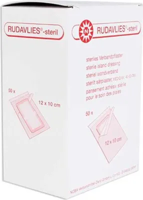 Immagine prodotto di NOBA Rudavlies Cerotti sterili per ferite 50 pezzi 12 cm x 10 cm
