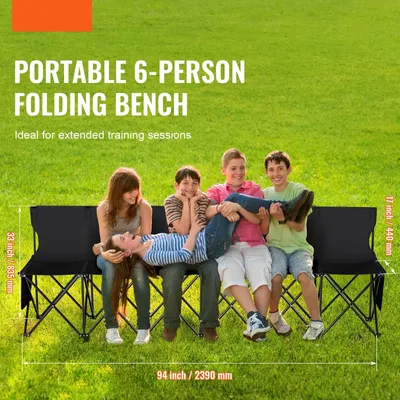 Obrázok produktu pre Skladacia stolička - Čierna - Stolička na kemping - Stolička na festival - Pikniková stolička - Plážová stolička - Skladacia stolička - Skladacia stolička - Pre vonkajšie použitie