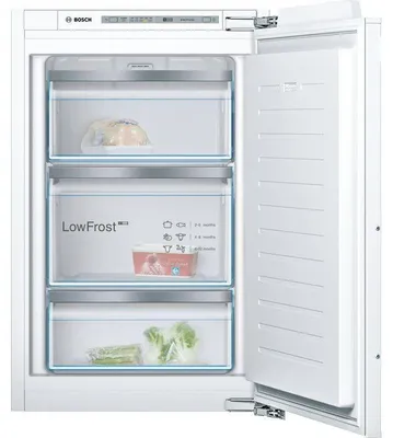 Image de Congélateur porte BOSCH Série 4 GIV21AFE0 - Encastrable -  - 96 L - 3 tiroirs - 55,8 x 54,5 x 87,4 cm