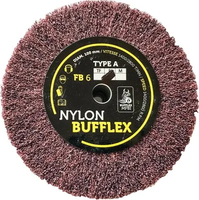 Image de Bufflex Roulette à Disque 180 Fine - 100 x 25 mm Bufflex