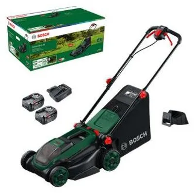 Image de Tondeuse à gazon sans fil ROTAK18V2-38 - BOSCH - 2 batteries 4,0 Ah - chargeur - 06008B9M00