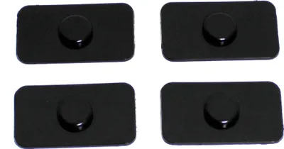 Immagine prodotto di 4x Set di manichini PDC neri per paraurti con foro PDC da 18 mm per sensore originale