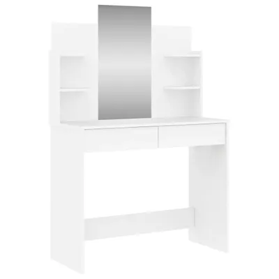 Obrázek produktu pro Toaletní stolek se zrcadlem bílý 96 x 39 x 142 cm