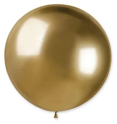 Obrázek produktu pro Zlaté fóliové balónky, 48 cm, 3 kusy - Gemar