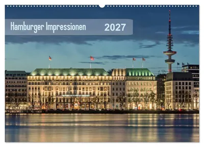 Produktbild von Hamburger Impressionen 2027 (Wandkalender 2027 DIN A2 quer), CALVENDO Monatskalender