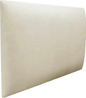 Produktbild von RAVIO Wandpaneel Gepolstert Wandpolster Kopfteil für Betten Wandverkleidung Wandpolsterung Wanddeko 3D Wandkissen Polsterpaneele (60 x 40 cm, Farbe: Creme - Mono 231)