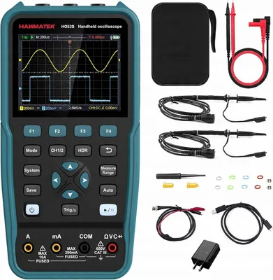Zdjęcie produktu dla HANMATEK HO52S oscyloskop 3w1 50 MHz z 2 kanałami 3,5'' nowy