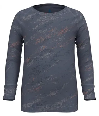 Produktbild von Odlo Funktionsunterwäsche für Kinder, Langarmshirt, Active Warm Eco Kids, Modell Glacier Print