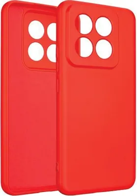 Zdjęcie produktu dla Beline Etui Silicone Xiaomi 14 Pro Czerwony/Red