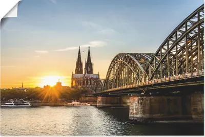 Produktbild von ARTland Poster Kölner Dom Größe: 90x60 cm