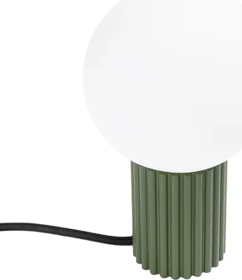 Immagine prodotto di Lampada da tavolo HALO verde oliva 1xG9 8W alluminio/vetro 19x12x12cm Sollux Lighting