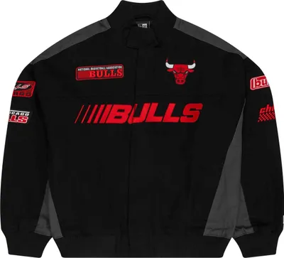 Produktbild von New Era Nba Motorsport Chicago Bulls Jacke Schwarz L Mann Schwarz L