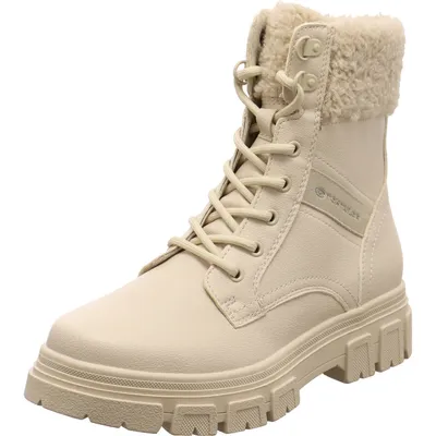 Produktbild von Tom Tailor Schnürstiefel Beige
