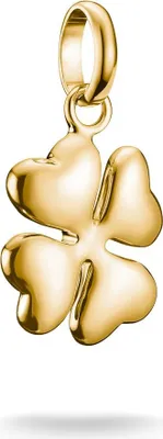 Obrázek produktu pro Thomas Sabo Charm-Anhänger, 3D Glückskleeblatt aus Silber vergoldet