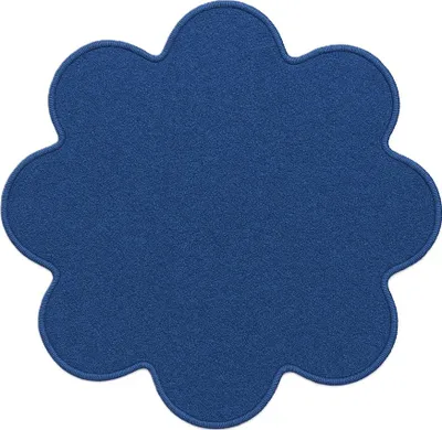 Zdjęcie produktu dla 120x120 kwiat cm Kawałek dywanu Eton niebieski kwiat