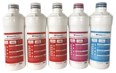 Produktbild von 12-Monats-Set – 5 Ersatzkartuschen für den Aquawater-Wasserspender