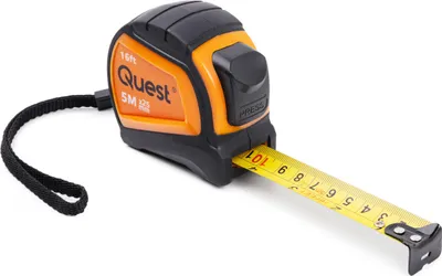 Obrázek produktu pro QUEST Zatahovací měřicí pásmo, měřicí pásmo s aretací, 5 m