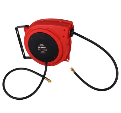 Produktbild von Schlauchaufroller Druckluft 1/4" 10 Meter Druckluftschlauch Kompressor