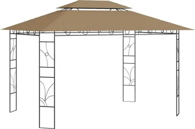 Obrázok produktu pre Pavilón 4x3x2,7 m Taupe 160 g/m²