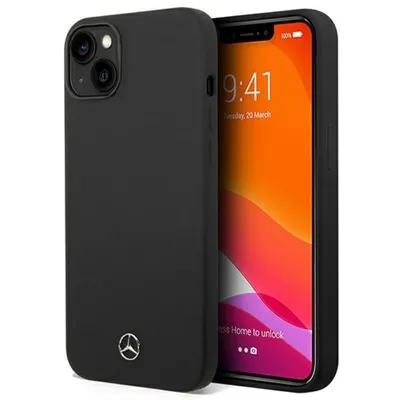 Obrázek produktu pro Mercedes MEHMP14MSILBK Pevné pouzdro Apple iPhone 14 Plus / 15 Plus Silicone Line Magsafe černé