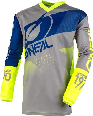 Produktbild von Oneal Element Factor Motocross Jugend Jersey Farbe: Blau/Gelb, Grösse: XL