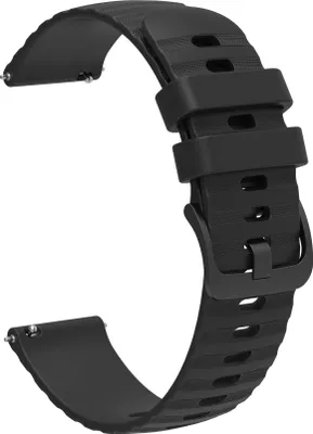 Produktbild von INF Silikonový pásek na hodinky Černá 20 mm
