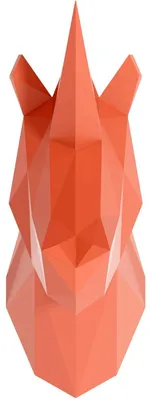 Obrázek produktu pro 3D origami samolepka, růžový jednorožec, 50 x 20 cm