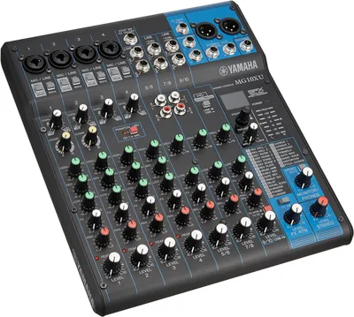 Produktbild von Yamaha MG10XU, 10 Kanäle, 22,9 W, Schwarz