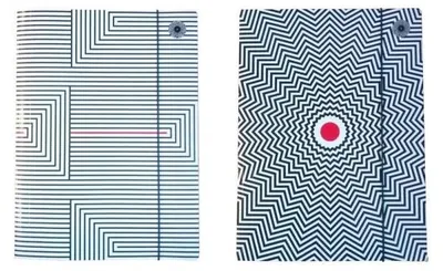 Produktbild von A4-Mappe mit Gummiband „Pattern One“ (10 Stück) – Ziemia Obiecana