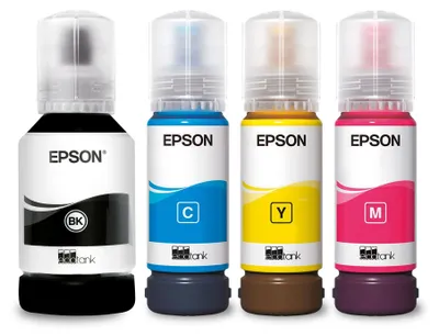 Produktbild von Epson C13T03R640 Tinte (4) Cyan, Magenta, gelb, schwarz 337 ml 25.500 Seiten Flasche EcoTank 102, Standard