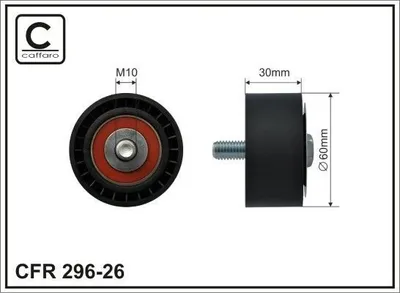 Produktbild von CAFFARO 296-26 Spannrolle Keilrippenriemen 60mm für SUZUKI Grand Vitara II SUV (JT, TE, TD)