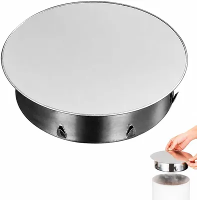 Produktbild von Kaminlochabdeckung aus Edelstahl, Schornsteinabdeckung 150 mm