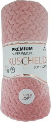 rosa Kuscheldecke
