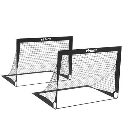 Produktbild von VirtuFit Pop-Up Fußballtore Set 120 x 90 cm mit Tragetasche