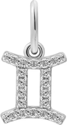 Produktbild von XENOX Charm-Anhänger Sternzeichen ZWILLING silber XS10462W