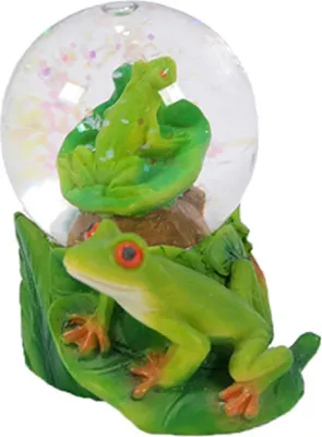 Produktbild von Glitzerkugel Frosch, 6 cm, Schneekugel Tier Tiere Schneekugeln Frösche
