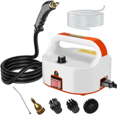 Produktbild von Dampfreiniger, 2500W Handdampfreiniger, 6 Geschwindigkeits-Hochdruck Dampfreiniger, gegen Fett, Schmutz und Verunreinigungen, für Auto, Küche, Bad