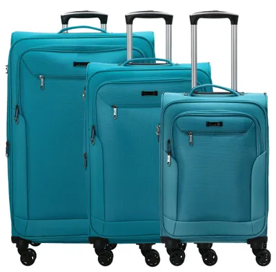 Produktbild von D&N Travel Line 6804 - Trolley-Set, 3tlg. (türkis)