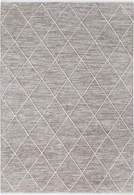 Image de Tapis de salon et de chambre à coucher en coton avec motif scandinave COTONA